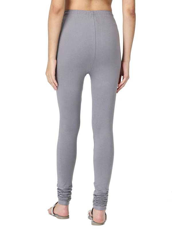 Image of Robinbosky Cotton Churidhar Leggings for Women - Stylish, Stretchable & Flattering Fit for All-Day Comfort