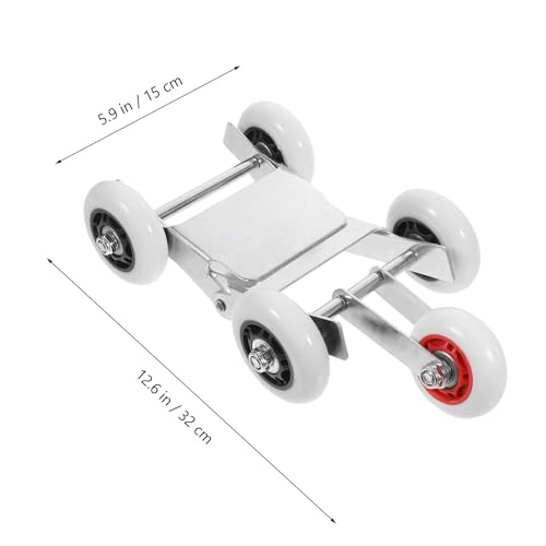 Transportista de coches con ruedas de acero y goma Abaodam para mover veh&iacute;culos f&aacute;cilmente 3