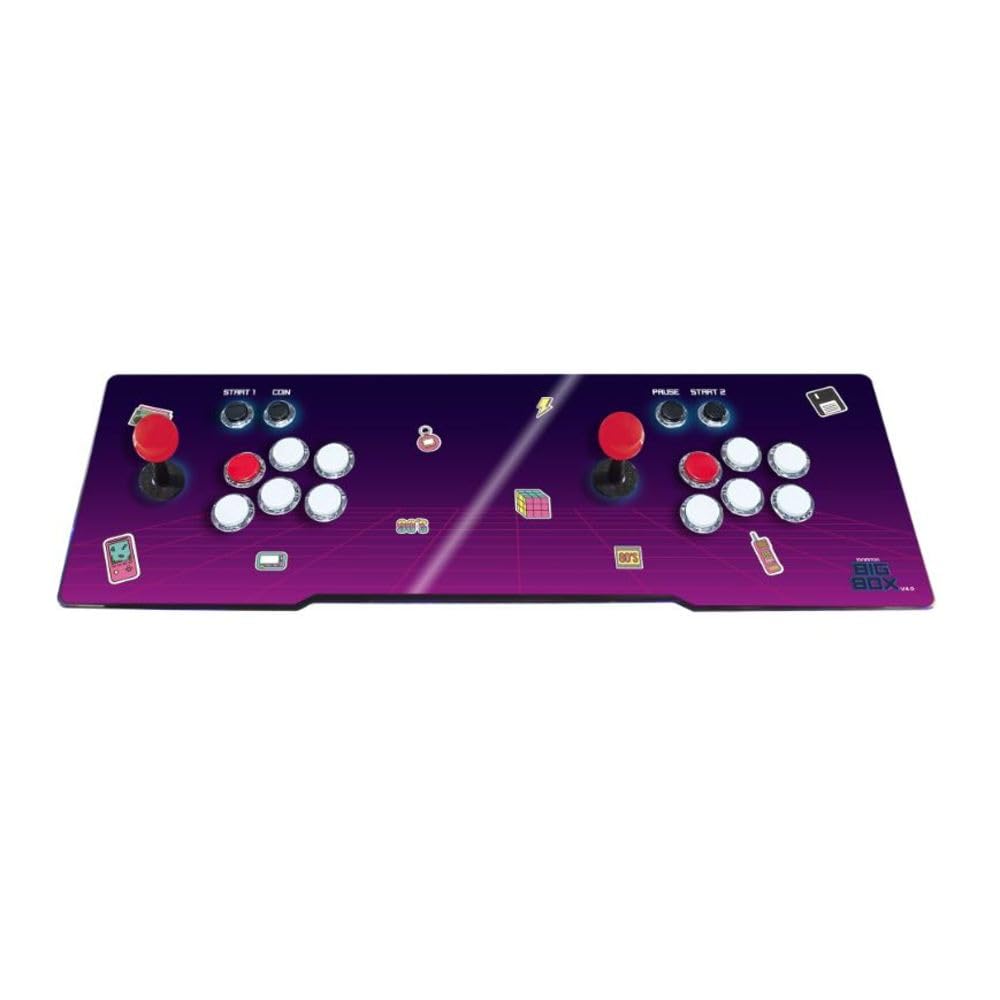 INFINITON Consola BIGBOX V4.0, Hasta 4 Players, HDMI y VGA, 10.250 juegos, Iluminación Retro