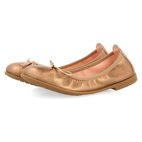 GIOSEPPO Volders Rose Gold Ballet Flats Cover