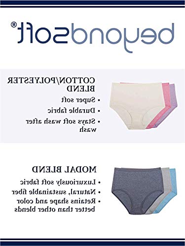 Fruit of the Loom Women's Beyondsoft Underwear, Super Soft Designed with Comfort in Mind, Available in Plus Size4