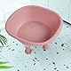Sitzbad, Sitzbadesitz für die Pflege nach der Geburt, Hämorrhoiden, Rutschfest, Tiefere Schüssel, Versiegelter Abfluss, Hängeloch, Sitzbadewanne (PINK)