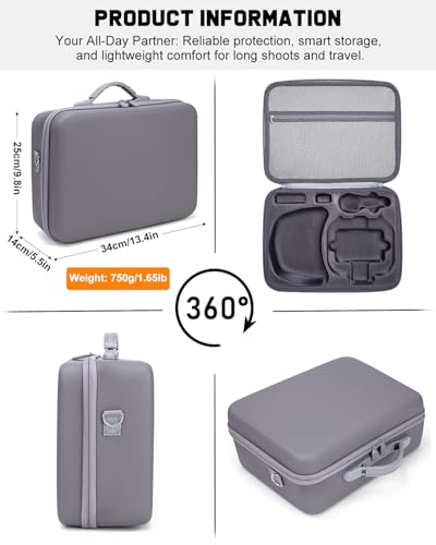 Mallette rigide DJI Neo 2 de protection imperméable pour combo FPV