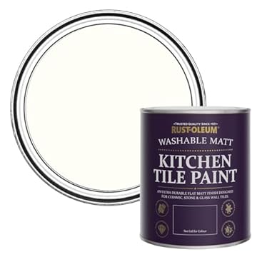 Rust-Oleum Pink water resistant Kitchen Tile Paint in Matt Finish - Sweet Nothing 750ml