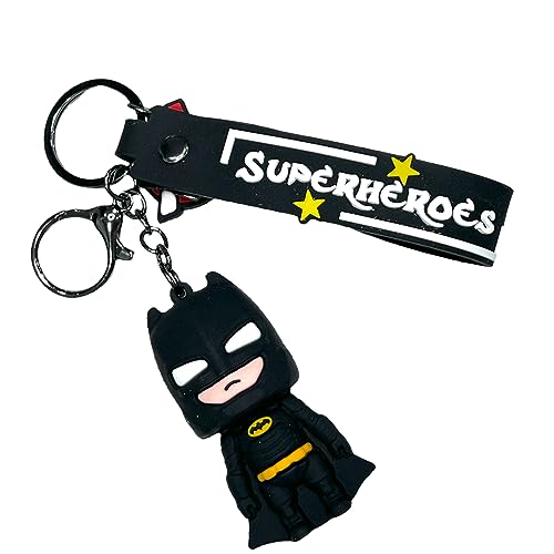 Image of AUGEN Batman Action Figure Keychain Limited Edition for Car, Decoration, Cake, Office Desk & Study Table (Pack of 1)