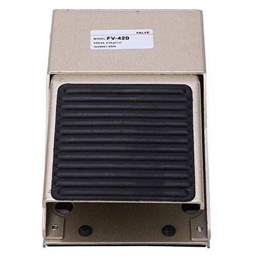 Válvula de pedal G1/4, interruptor de control de maquinaria neumática de pedal neumático de dos posiciones y cuatro posiciones 1 entrada 2 salida