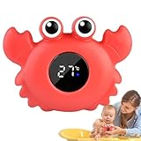 Water Temperature Gauge for Bath - Crab Shape Bath Room Temperature Gauge | Safety Water, Kids' Bathroom
