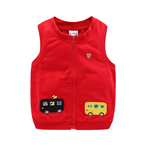Mud Kingdom Les Tout-petitss Gilets Mignonne Girafe Feu Un Camion Rouge 4 Ans Cover