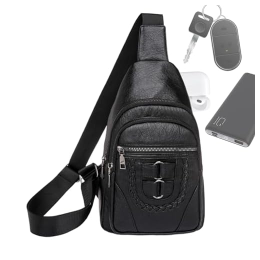 Bolsa tipo estilingue feminina, bolsa tipo estilingue de viagem para mulheres - Mochila tipo saco de peito | Bolsa tipo estilingue de couro PU, bolsa tipo pochete para viagens de trabalho, mochila par