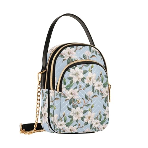 Sac à bandoulière pour femme portefeuille porte-monnaie bleu