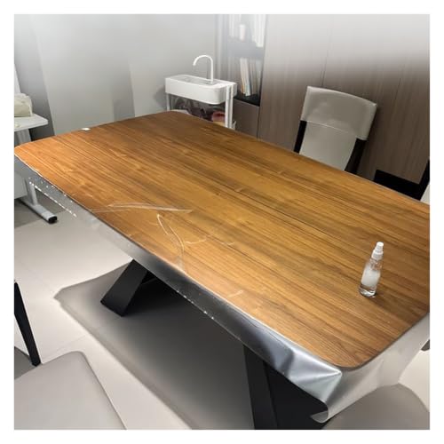 JYHHCYS Papel Adhesivo Transparente Lámina Protectora Transparente para Encimeras De Cocina, Mate Lámina Protectora para Muebles, Tamaños Personalizados, Impermeables(17x30in/43x76cm)