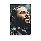 Marvin Gaye Male Singer Retro Poster (21) Poster Decorative Painting Canvas Wall Art Living Room Posters Bedroom Painting 12x18inch(30x45cm)
