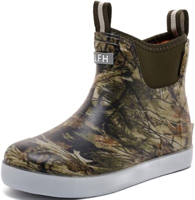 CKWLXQY Kids Deck Boots, Waterproof Rain Boots for Girls Boys
