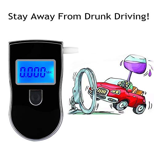 image for N/M Breathalyzer,DOODBI Professional Alcohol Tester,Portable and Easy 