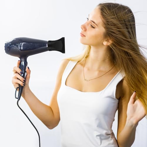 VICASKY 2 Stück Universelle Haartrockner-diffusoraufsätze, Schwarze Ersatzdüsen für Styling Und Friseurbedarf