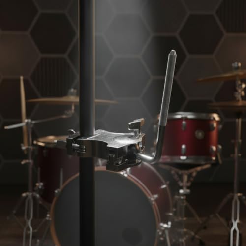 Clamp para batería con L-Rod, accesorio flexible para percusión miniatura 3