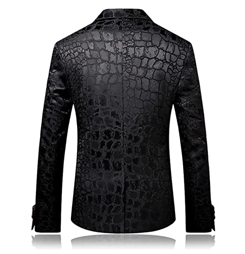 Maiyifu-GJ Men's Luxury Embroidered Tuxedo Jacket One Button Stylish Jacquard Wedding Blazer Dinner Prom Party Sports Coats2
