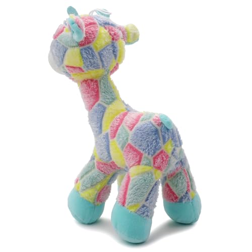Image of Soft Multi Color Giraffe Plush Toy for Kids Stuffed Toy with Cute Hug-Friendly Plush for Babies, Toddlers & Children Safe, Lightweight & Easy to Clean (40CM)