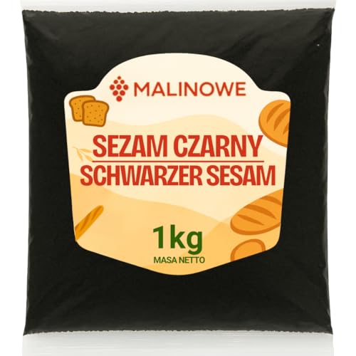 Malinowe SESAM SCHWARZ 1kg Schwarzer Sesam