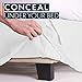HC Collection Bed Skirt, Soft Microfiber Box Spring Cover, Bed Skirting King Size, 14