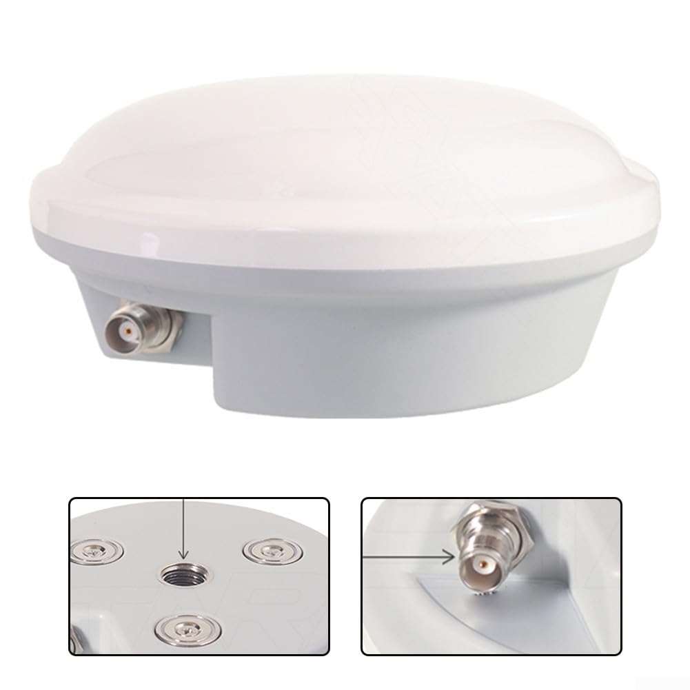 Antena GNSS AG-30 para receptor de señal de banda completa | GPS BDS GLONASS L-Band | IP67 impermeable con conector hembra TNC | rosca 5/8-11 y soporte magnético