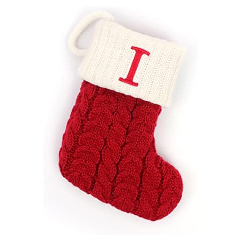 PYAN Christmas Decoration Socks, Woolen Embroidery Gift Bags, Children's Candy Gift Bags Cover