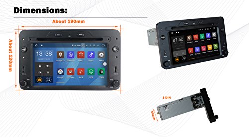 TOOPAI Autoradio 1 DIN Android 7.1 DVD GPS USB