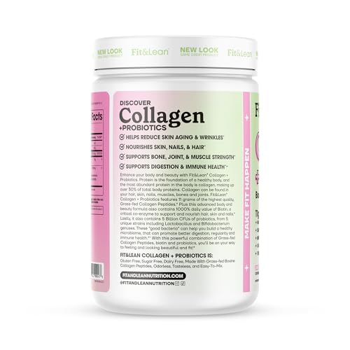 Fit & Lean Collagen Plus Probiotics Powder