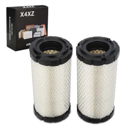 2PCS Air Filter Replace For P822686/ Baldwin RS3715 / Fleetguard AF25550 / WIX 46449 / John Deere M113621 / Kawasaki Mule 11013-1290 11013-7029 11013-7048 / Kubota 6A10082630