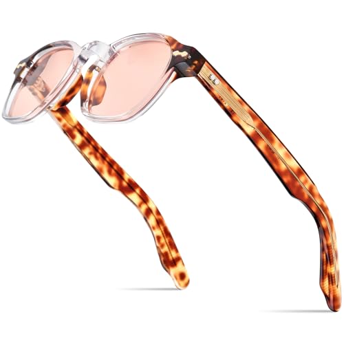 Image of HEPIDEM Acetate Glasses Frame Men Women Square Eyeglasses Optical Spectacles MZEPH