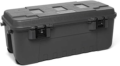 Plano Sportsman Trunk: Boîte de rangement de qualité militaire avec couvercle – Très résistant, grand, coffre de rangement pour camping et armée