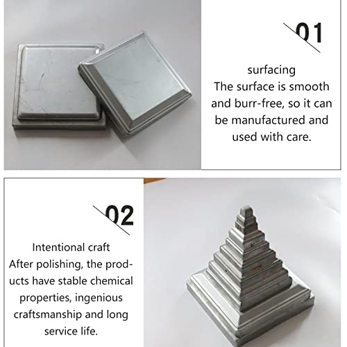 Tapas galvanizadas para postes valla exterior cubiertas metal 4