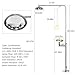 AIWFL Combination Eye Wash Shower Station, 304 Stainless Steel Emergency Shower and Eye Wash Station, Eyewash with Shower for Industrial & Commercial & Lab Use, NPT Threads, with Eyewash Sign