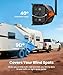 AUTO-VOX RV Backup Camera Wireless System: Left/Right Side Cameras, Adjustable Angle with IR Night Vision, IP69K Waterproof, Works Only with WF1, for Class A/B/C Motorhome, 5th Wheel, Travel Trailer