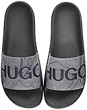 Hochwertige Verarbeitung HUGO Herren Match_Slid_mp Pantolette, Black1, 43 EU