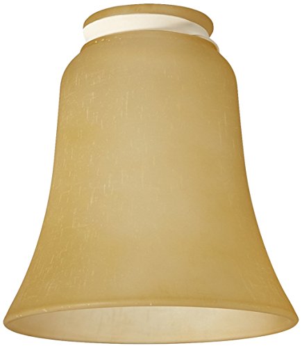 Casablanca Fan Company, 99036, Amber Linen Side Glass with Bell Shape #1