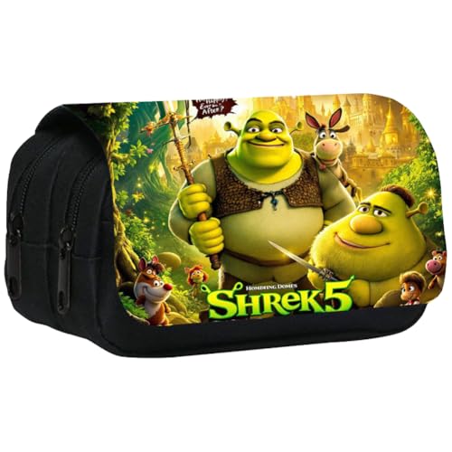 JXBBAAC Shrek Estuche de Lápices Anime Bolsa de Lápices,...
