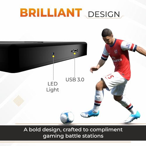 SUHSAI 1TB Portable External Hard Drive USB 3.0 Extended Data Storage Expansion Backup & Gaming Hard Drive Disk 2.5" HDD For PC Laptop Mac Smartphones PS3 PS4 PS5 Games Drive - Image 5