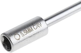 Hexagon Six Angle Chrome-Vanadium Sleeve Screwdriver Bolt Driver 5.5mm