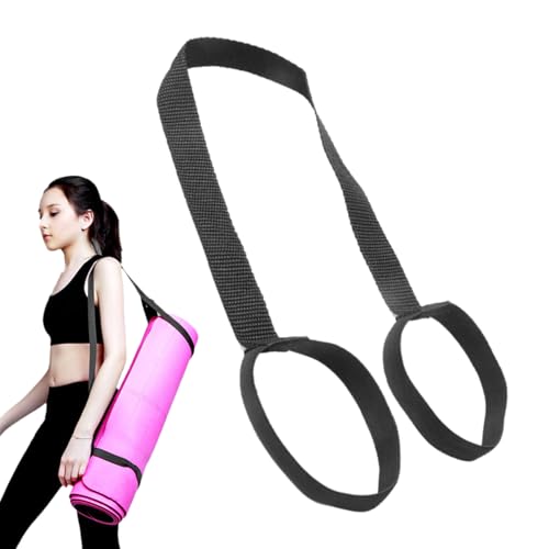 Yoga Strap for Mat - Adjustable Exercise Mat Carrier with Anti Slip Holder | Lightweight Yoga Sling with Comfortable Grip for Carrying Mats to Studio Gym Home Outdoor Practice