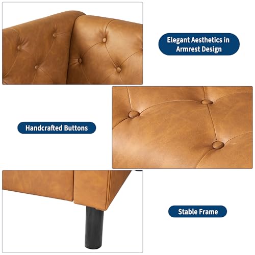 GarveeTech Modern Chesterfield 3-Seater