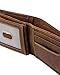 Columbia Mens RFID Slim Bifold Wallet With ID Window Tan Burnished
