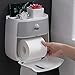 awhao Papierhalter, Toilettenpapier-Box, Toilettenpapier-Spender, Wandmontage, Toilettenpapierhalter & Feuchttuchhalter Accepted