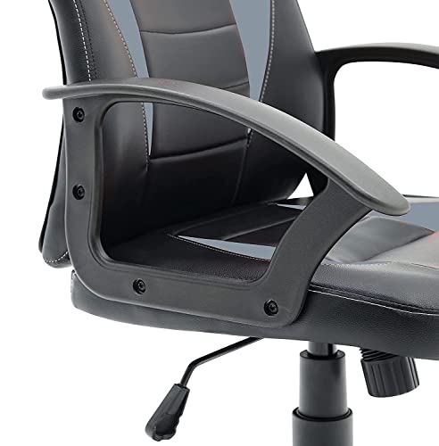 Image of Bantia's Multi Functional Ergonomic Gaming /Office Premium Soft Fabric Chair Best in Class Comfort (Black & Grey)