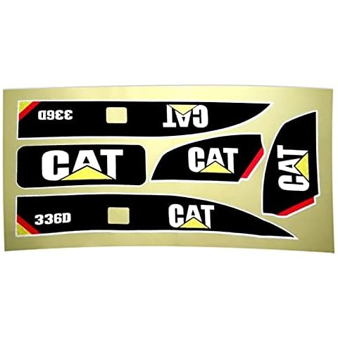Linzhen Sticker Set Channel RC Excavator Amewi 1:14 Decals for Huina 580 1580 TR-211m 23 Cover