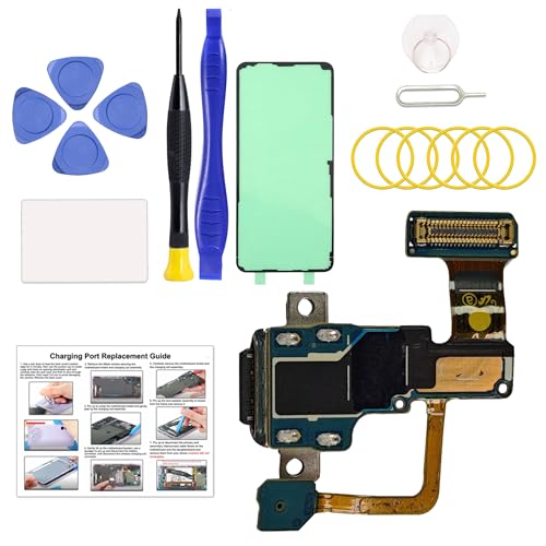 for Galaxy Note 9 USB Charging Board Port Replacement, Type C Dock Board Connector for Samsung Galaxy Note 9 with Tools & Instruction