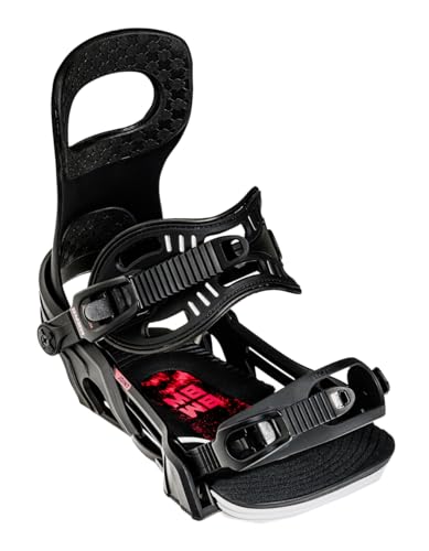 Bent Metal Joint Snowboard Bindings, M, Black