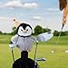 Zxpjkyu Golf Wood Head Cover Penguin Animal Shaped for Players Practicing Training