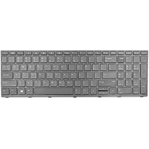 Replacement Keyboard for HP Probook 450 G5 455 G5 & Probook 470 G5 Laptop, Probook 450 G5 Keyboard Without Backlit US Layout L01028-031 L01028-001 Cover