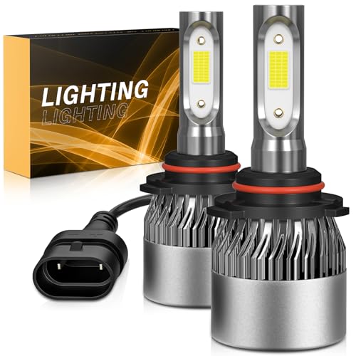 Image of ๐ซ๐ข๐ข๐ง /๐ง๐ก๐ฅ Bulb 6500K Cool White 60000LM 900% Brighter, 1:1 Beam Plug and Play IP68 Waterproof Off-Road Lights, Pack of 2